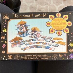 Disney, it’s a small world game card set new in box